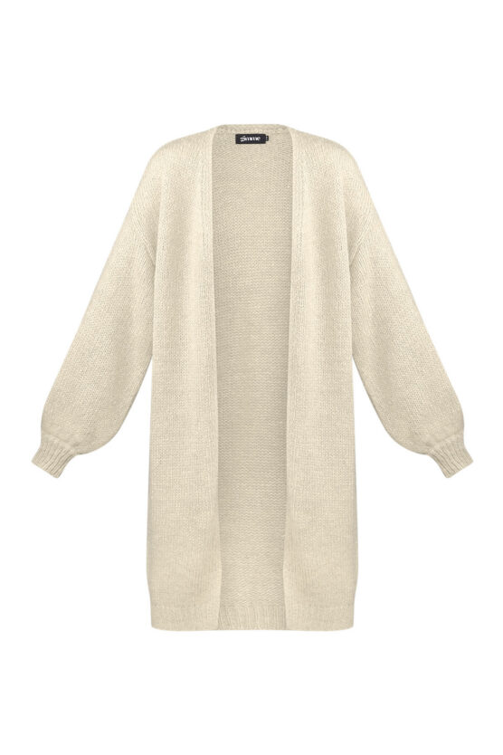 Cozy vest beige