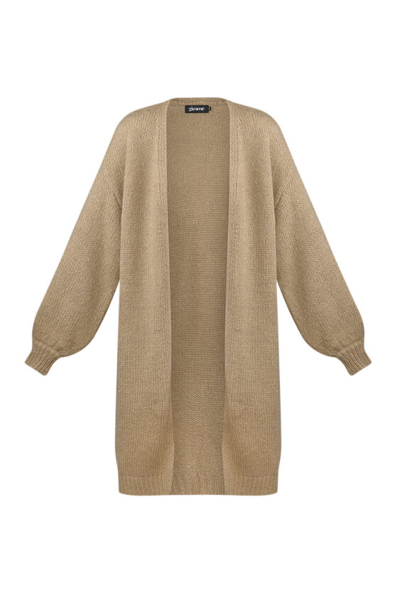 Cozy vest bruin 1