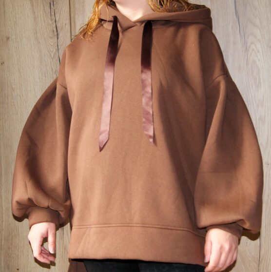 Oversized hoodie bruin 3 Oversized hoodie bruin 3
