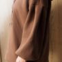 Oversized hoodie bruin 2